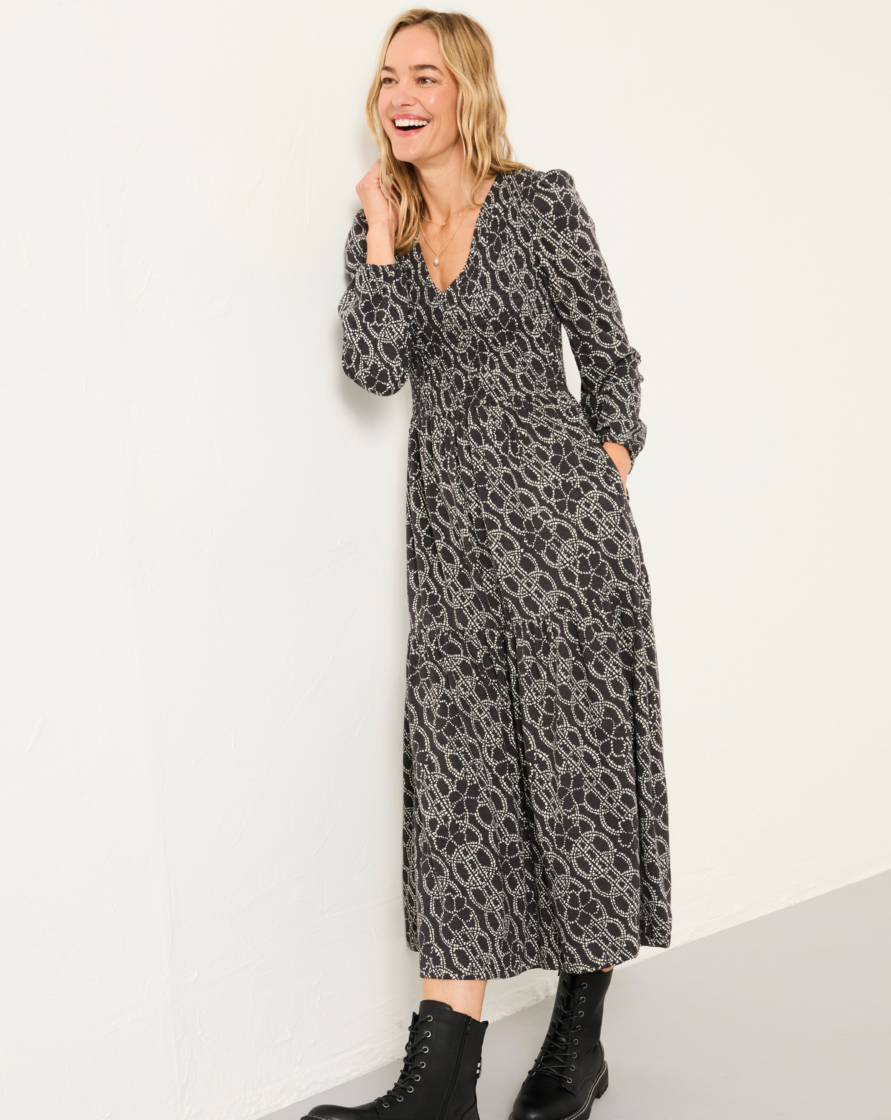 FatFace Danielle Floral Midi Dress