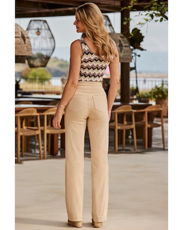 Sosandar Contour Wide Leg Jean