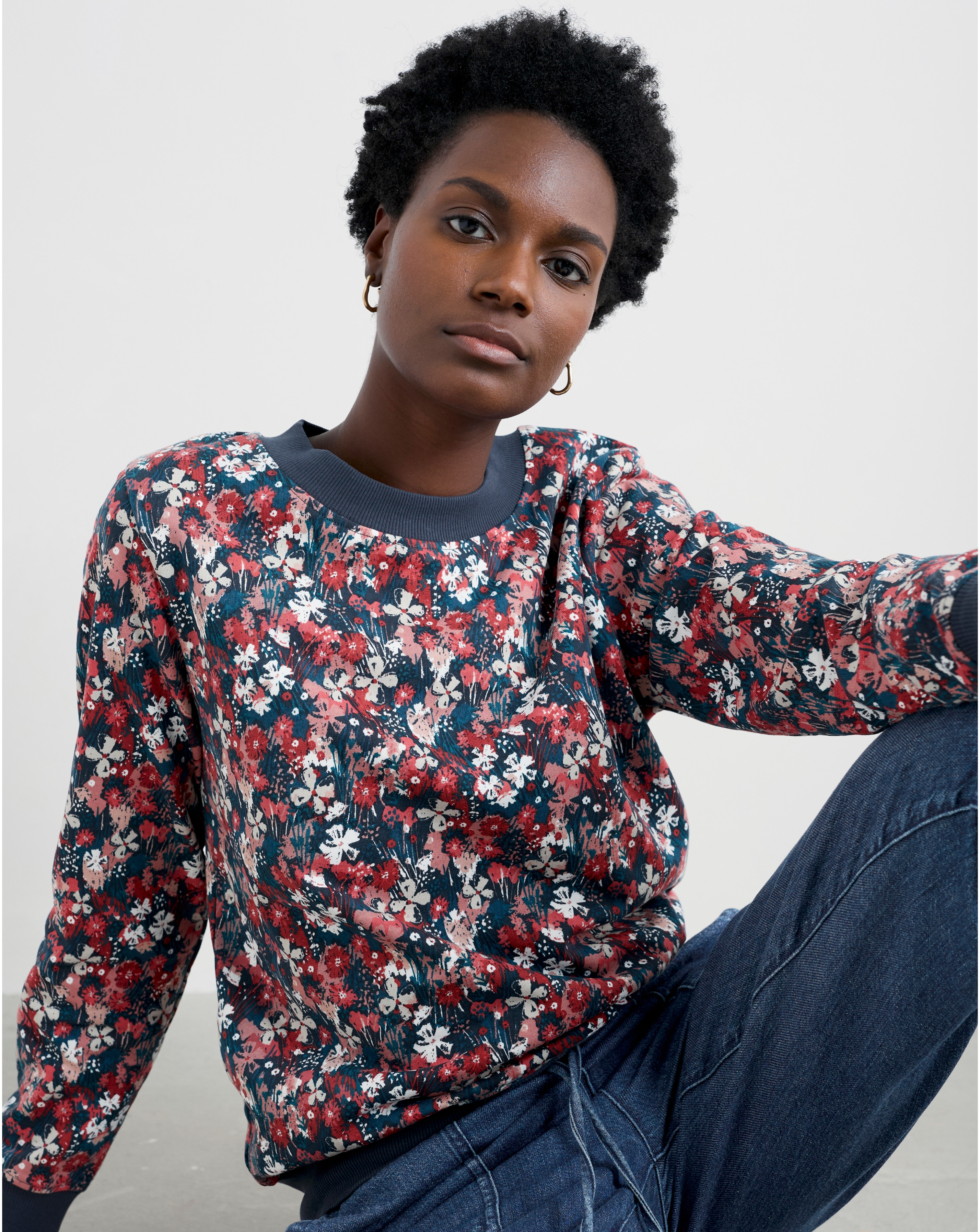 Seasalt Cornwall Bright Wave Sweatshirt