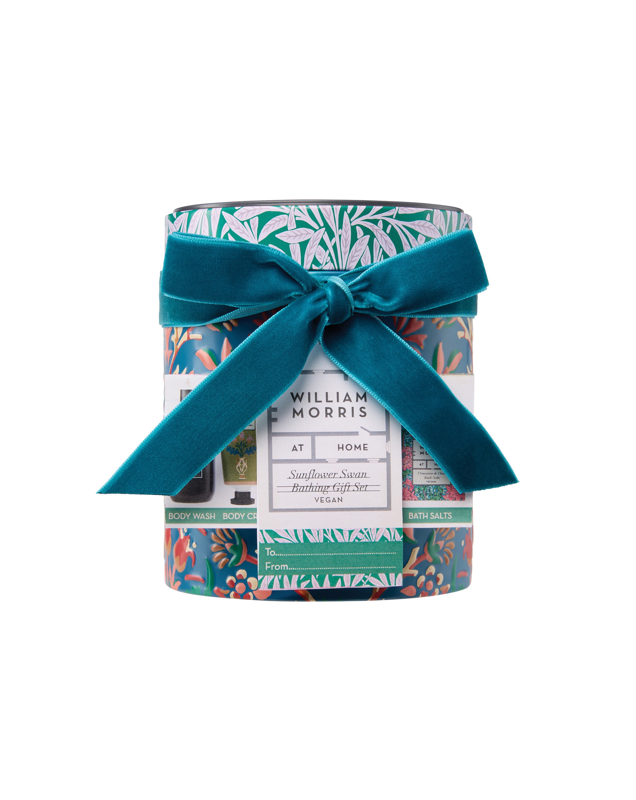 William Morris Sunflower Swan Tin