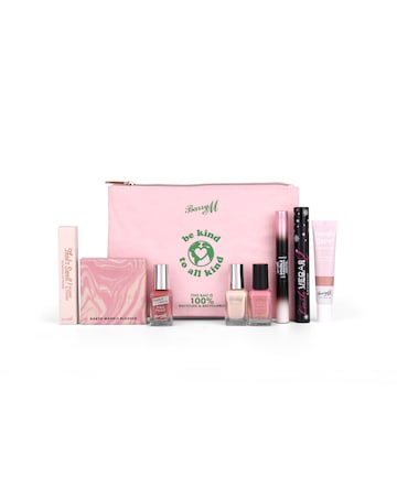 Barry M Cotton Candy Glam Face and Nail Gift Set Worth 41 GBP