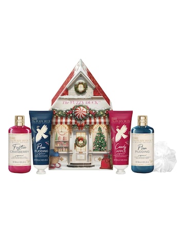 Fuzzy Duck Winter Wonderland Gingerbread House Gift Set
