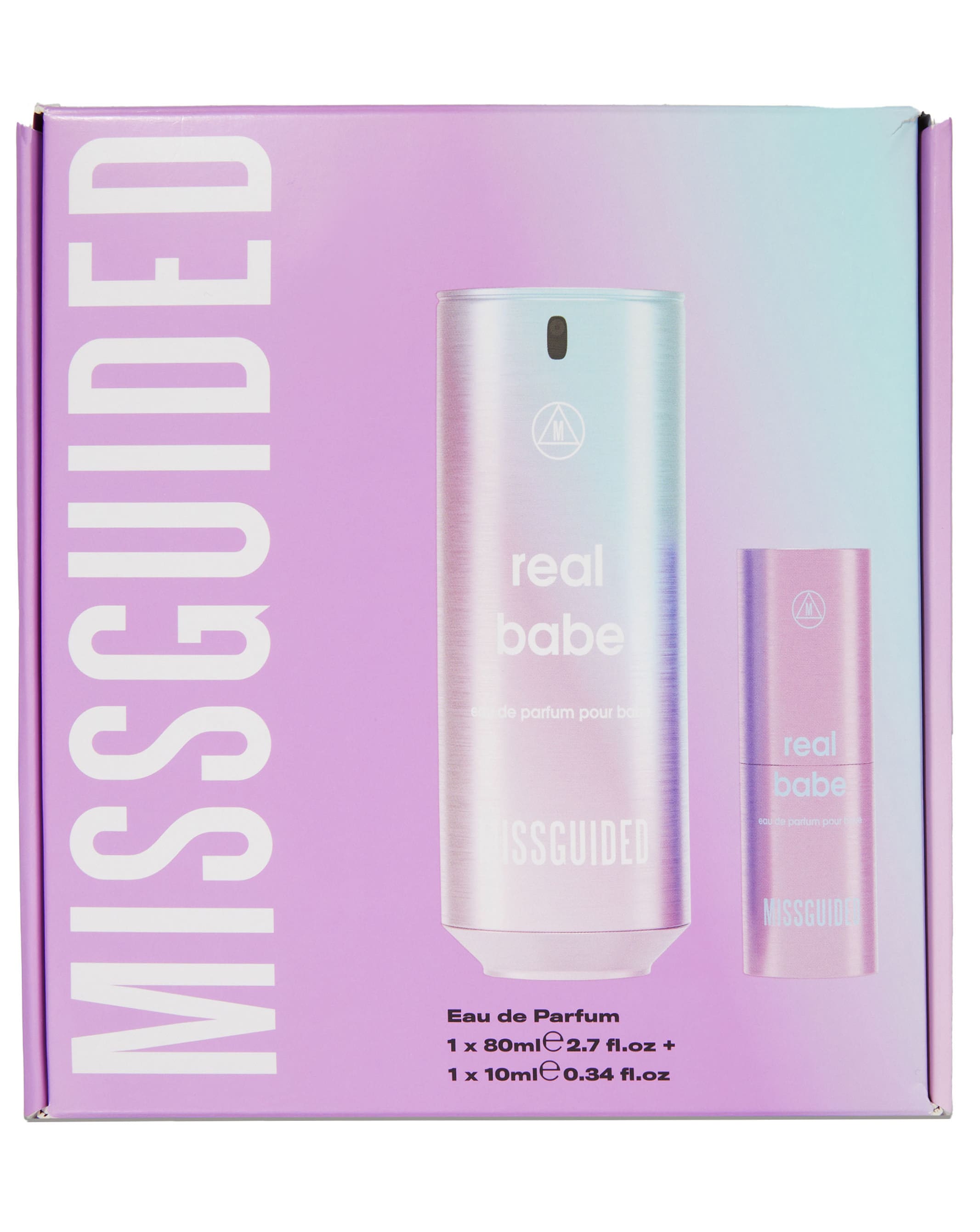New In - MISSGUIDED REAL BABE 80ML /10ML EDP SET
