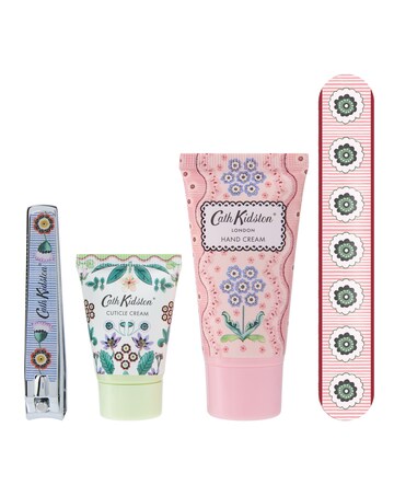 Cath Kidston Flower Market Manicure Gift Set with reusable Tin