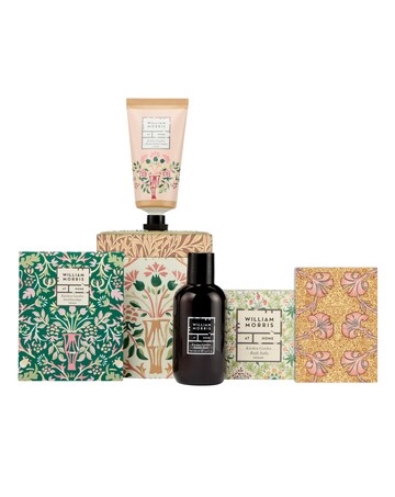 William Morris Kitchen Garden Flower Pot Bath and Body Gift Set in a  Tin