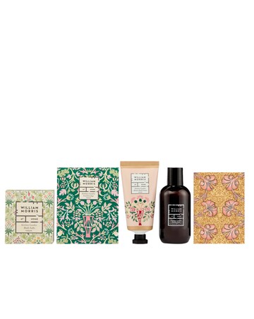 William Morris Kitchen Garden Flower Pot Bath and Body Gift Set in a  Tin