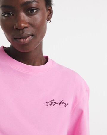 Gym King Script Mindset Boyfriend T-Shirt