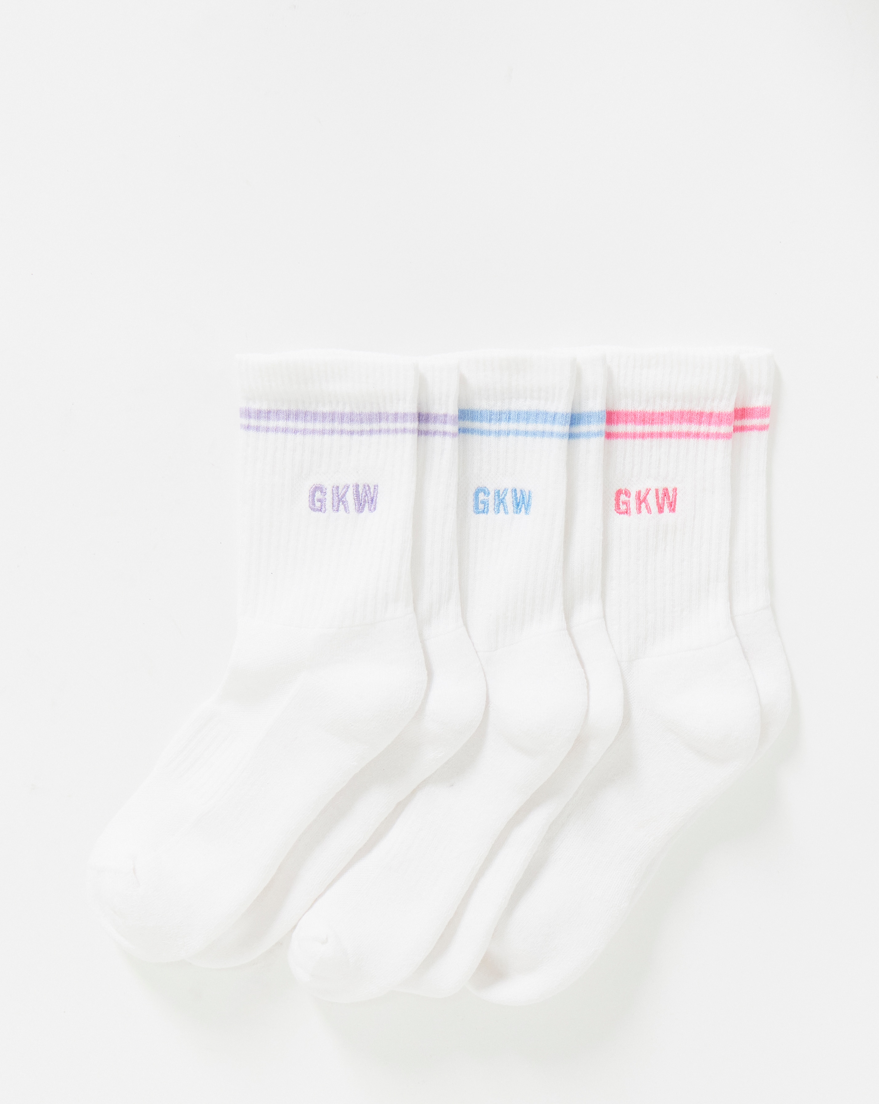 New In - Gym King Tipping Crew Socks