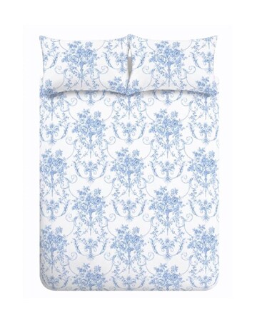 Catherine Lansfield Antoinette Damask Floral Duvet Cover Set