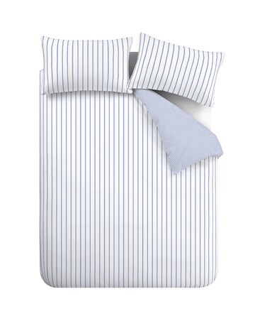 Bianca Hampton Stripe 100% Cotton Duvet Cover Set