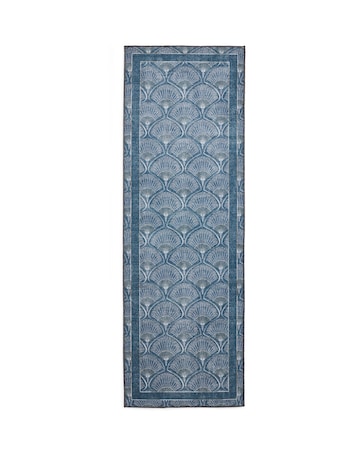 Catherine Lansfield Deco Peacock Washable Runner