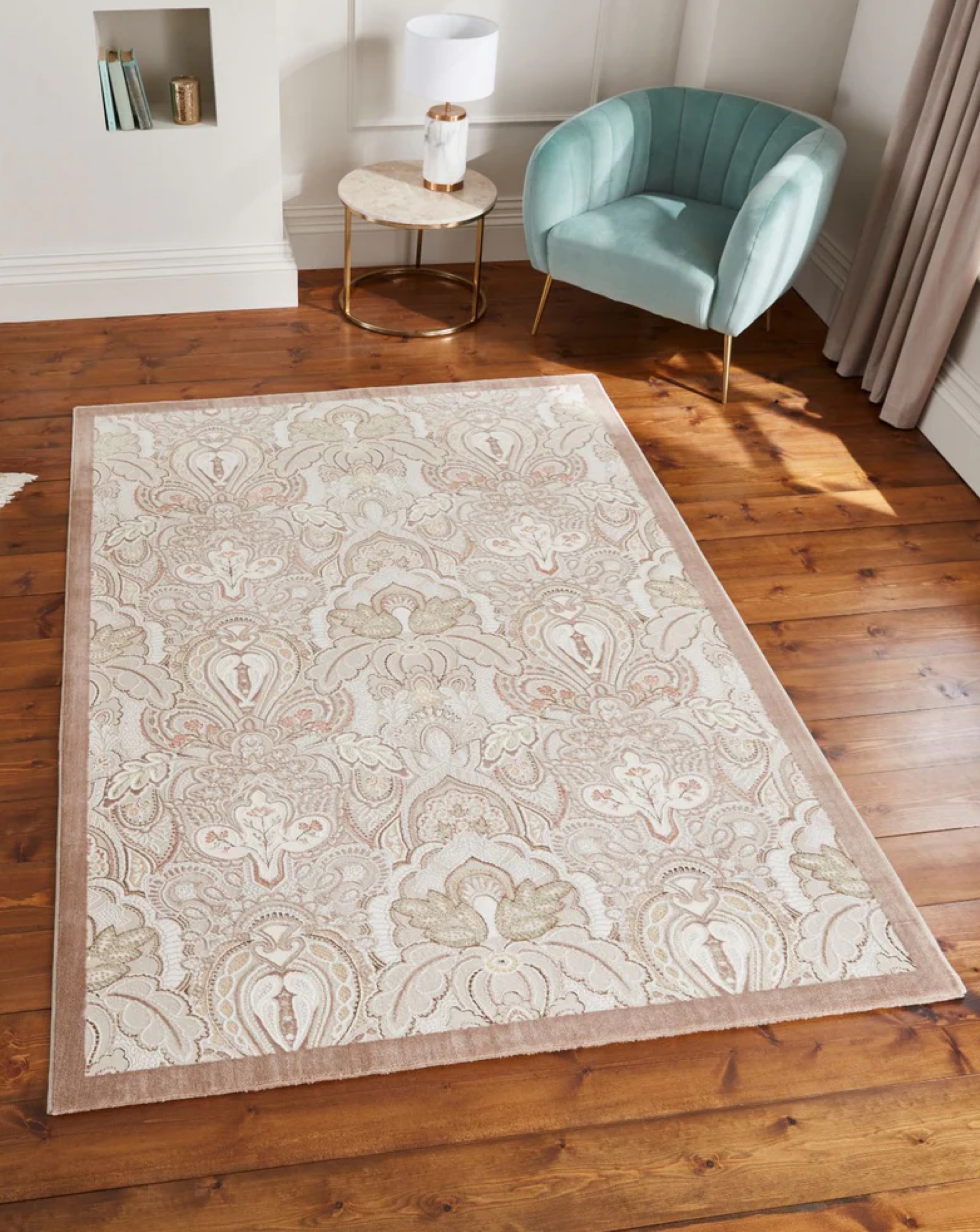 New In - Laurence Llewelyn-Bowen Damask Rug