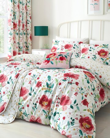 D & D Abstract Poppy Duvet Cover Set