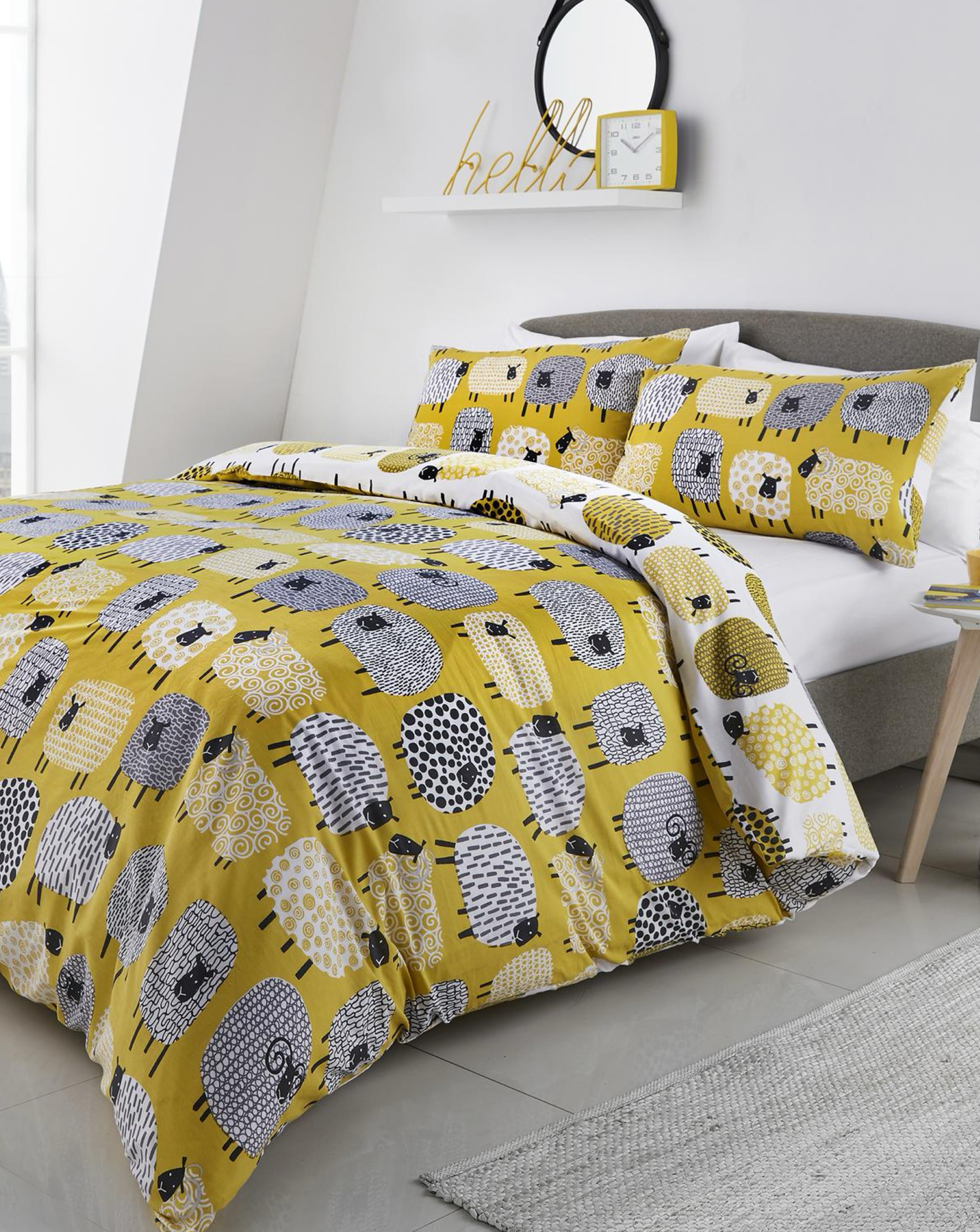 New In - Fusion Dotty Sheep Duvet Cover Set
