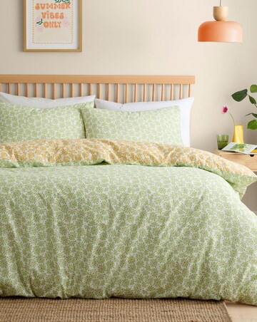 Fusion Retro Daisy Floral Duvet Cover Set