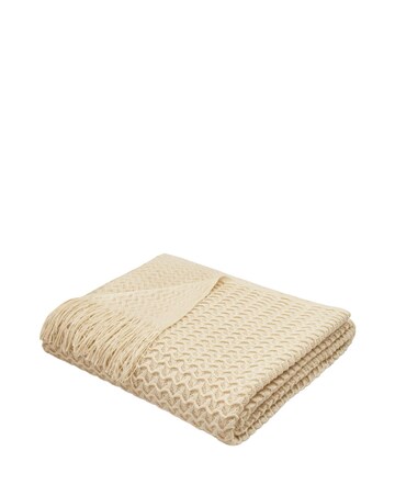 Appletree Textured Knit Throw