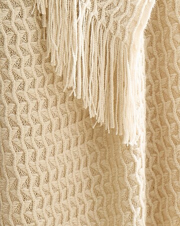 Appletree Textured Knit Throw