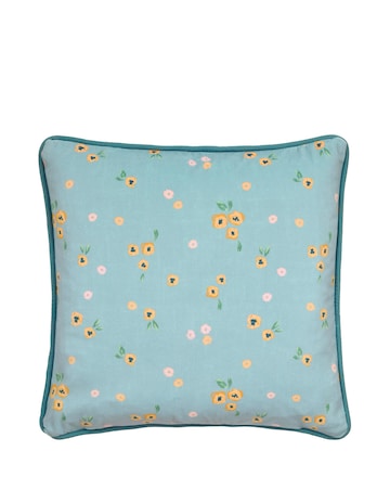 D & D Abstract Poppy Filled Cushion