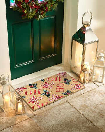 My Mat Coir Christmas Ho Ho Ho Doormat