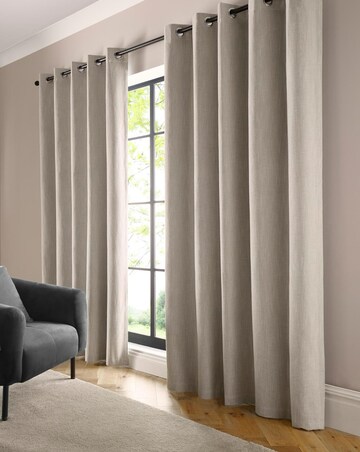 Curtina Boucle Chenille Eyelet Curtains