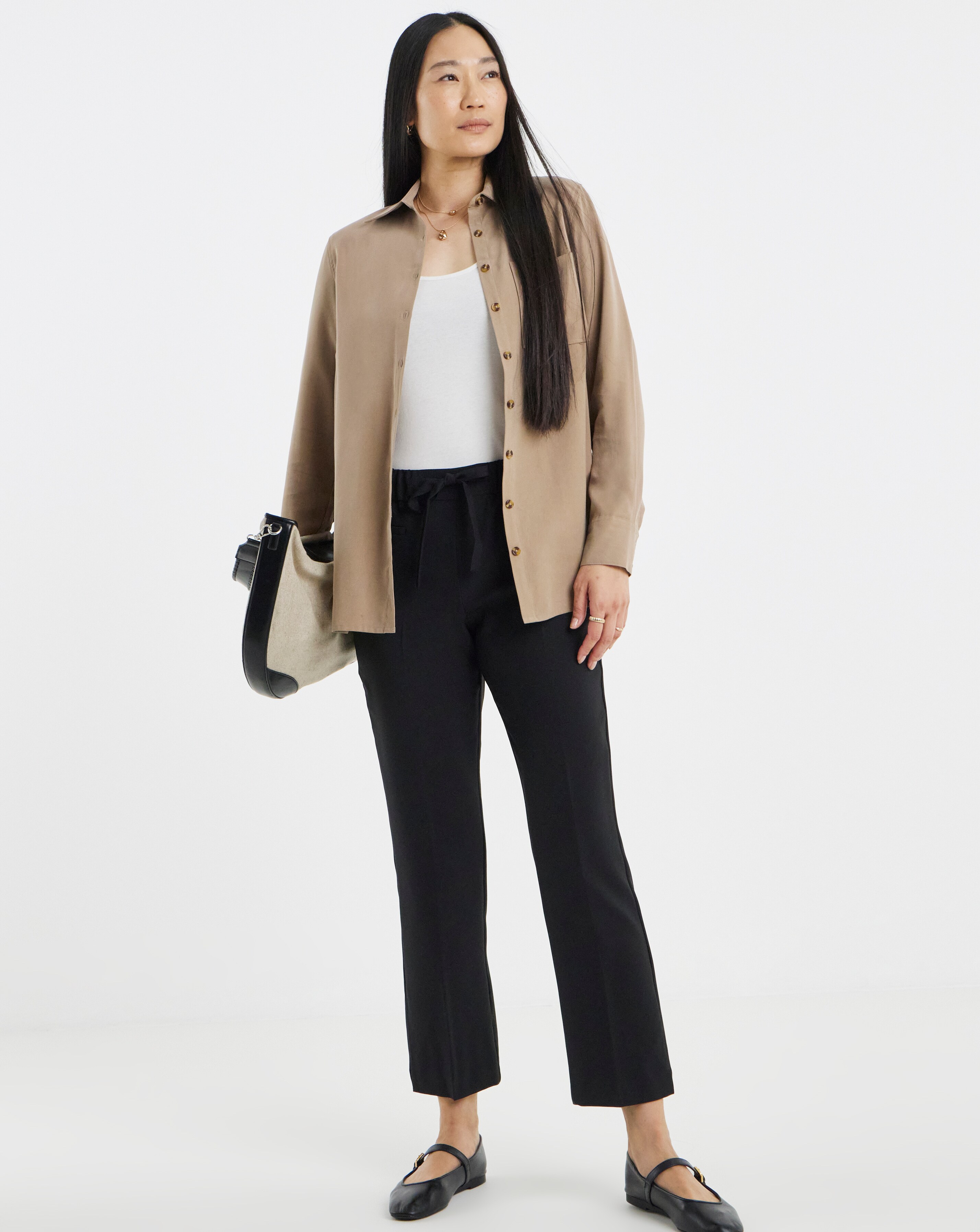 Tailored Straight Leg Trousers
