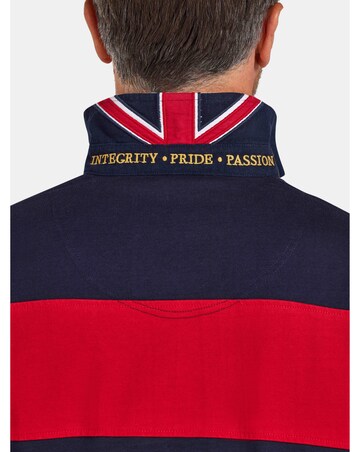 Raging Bull - Long Sleeve Chest Panel Rugby - Navy