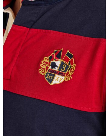 Raging Bull - Long Sleeve Chest Panel Rugby - Navy