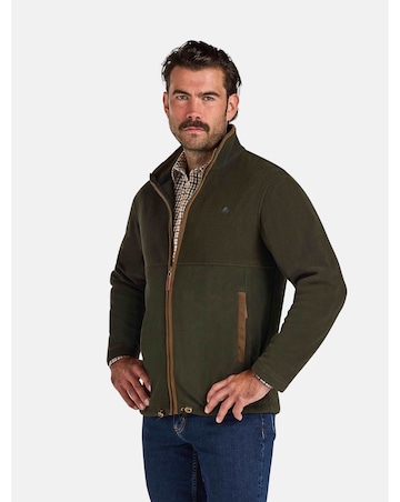 Raging Bull Fleece Zip Through Jacket Forest