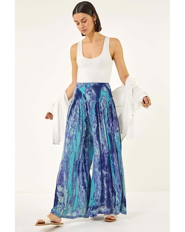 Roman Abstract Palazzo Trouser