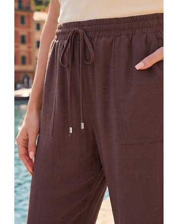 Roman Cotton Air Flow Wide Leg Trouser