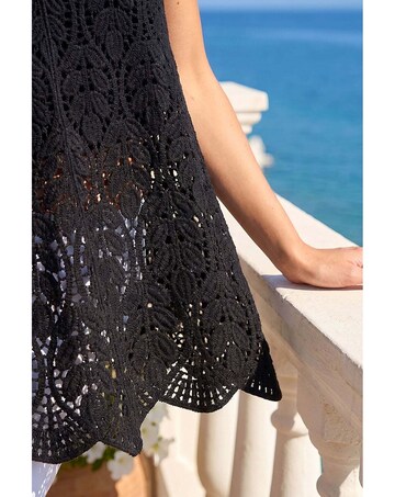 Roman Crochet Knit Vest Top