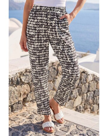 Roman Geo Print Trousers