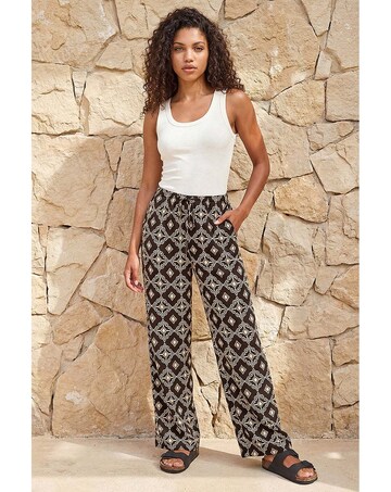 Roman Petite Geometric Trouser