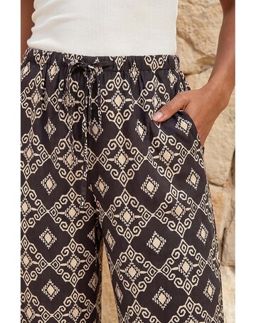 Roman Petite Geometric Trouser