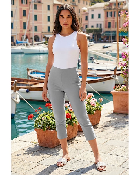 Roman Cropped Stretch Trouser