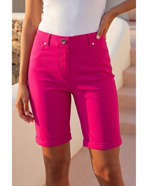 Roman Turn Up Stretch Shorts