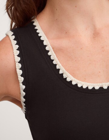 Monsoon Teri Contrast Stitch Jersey Top