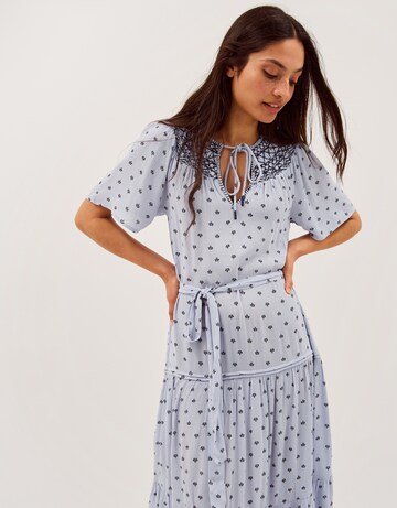 Monsoon Mia Embroidered Print Midi Dress
