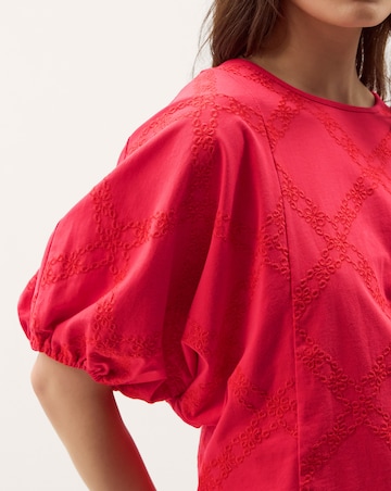 Monsoon Ellie Puff Sleeve Jersey Top