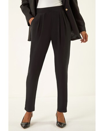 Roman Jersey Elastic Waist Harem Trouser