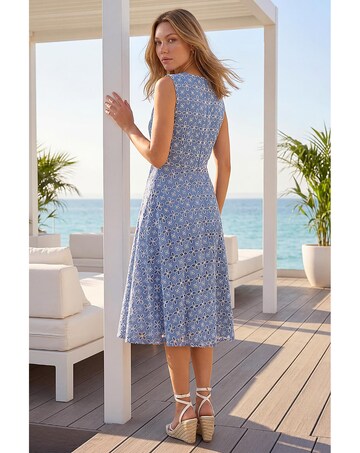 Roman Embroidered Midi Dress