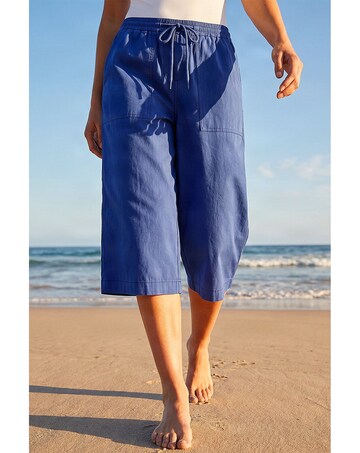 Roman Drawcord Stretch Culottes