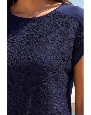Roman Lace Front Top