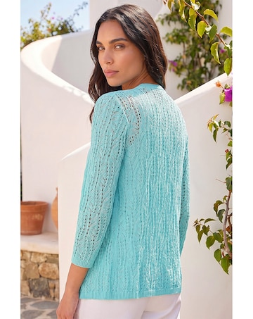 Roman Light Weight Stitch Cardigan