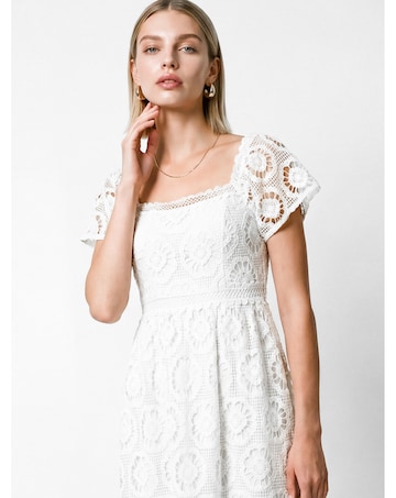 Lovedrobe Floral Lace Midaxi Dress