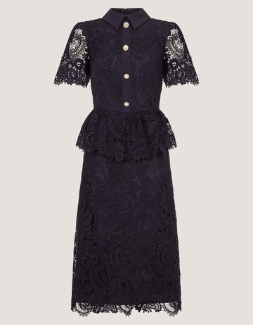 Monsoon Alice Lace Peplum Midi Dress