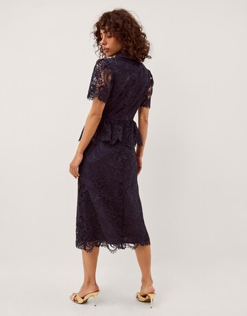 Monsoon Alice Lace Peplum Midi Dress