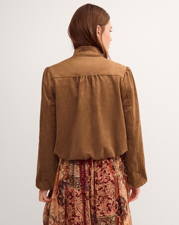 Monsoon Lucia Faux Suede Jacket