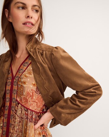 Monsoon Lucia Faux Suede Jacket