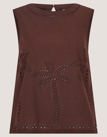 Monsoon Eden Palm Cutwork Tank Top